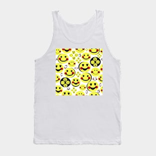 Happy faces, smiley faces emotions Tank Top